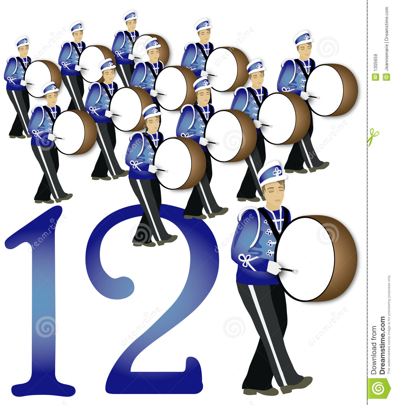 1266x1300 12 Days Of Christmas Clipart Free