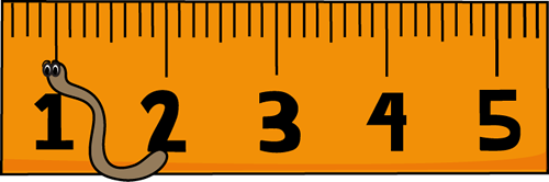 500x166 To Scale Inch Ruler Clipart