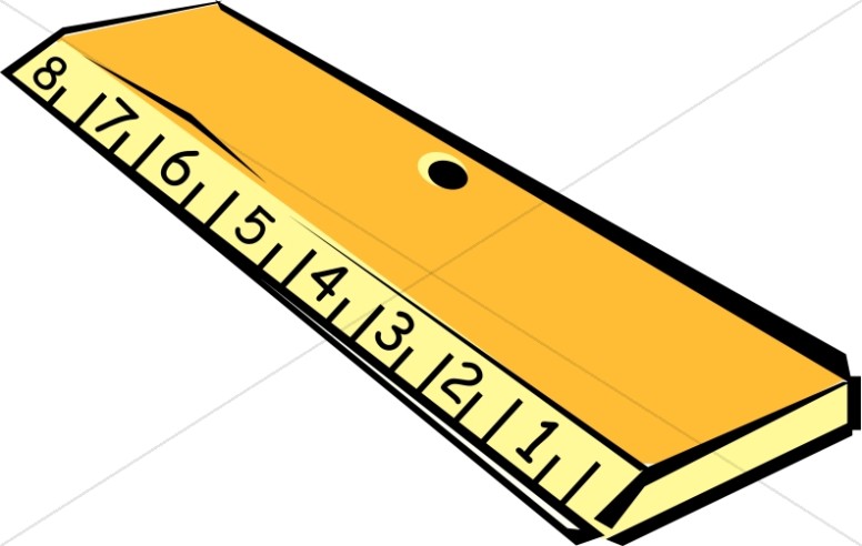 776x492 Wooden Ruler Clipart