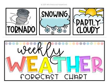 350x270 Best Weather Charts Ideas Prek Calendar Time