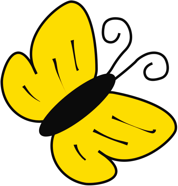 575x600 Clip Art Free Butterflies