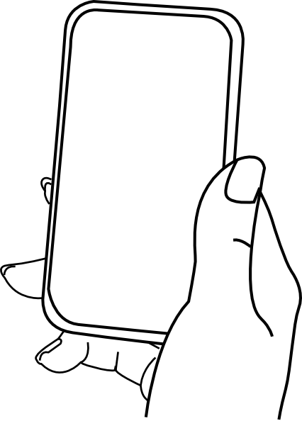 426x594 Iphone Hold 123 Clip Art