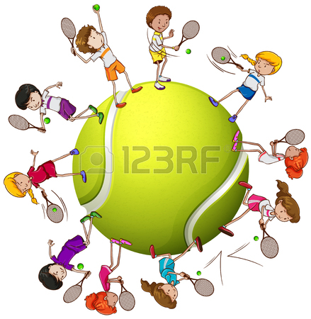 439x450 4,789 Tennis Girl Cliparts, Stock Vector And Royalty Free Tennis