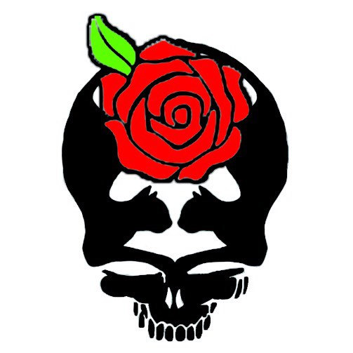 503x503 Grateful Dead Sticker 13 Point Lightning Bolt Vinyl Decal