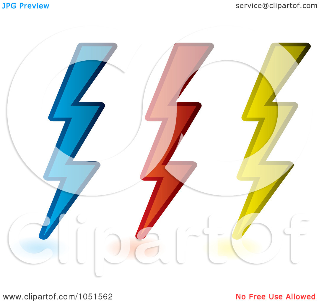 1080x1024 Blue Lightning Bolts 2 Clipart