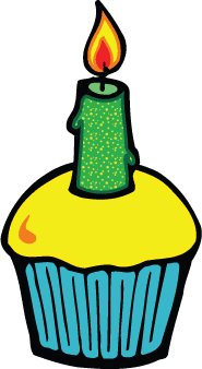 185x338 Happy Birthday Cupcake Clip Art And Nice Photo