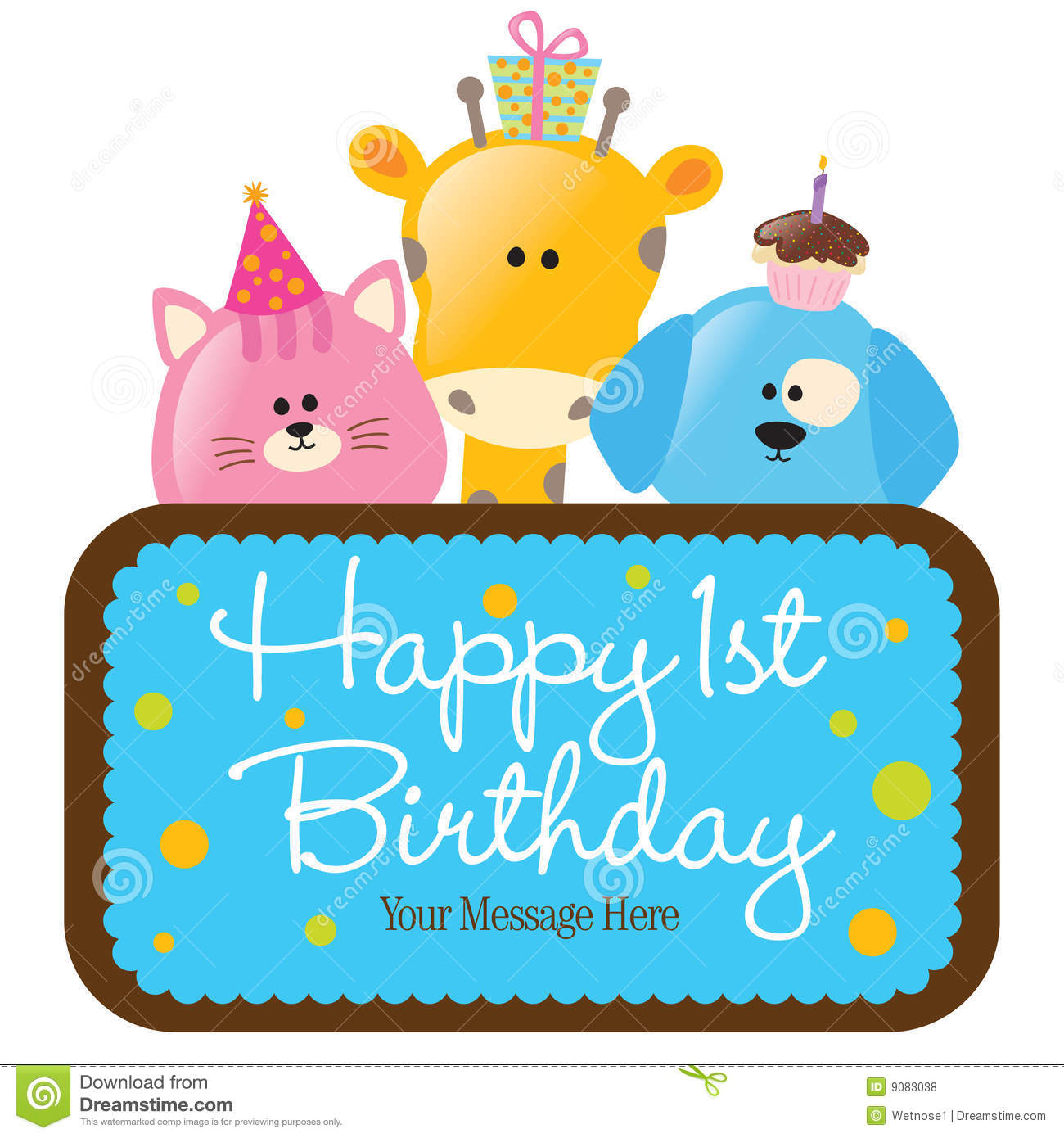1300x1390 Baby Animal Clipart Happy Birthday