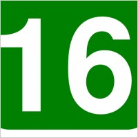 200x200 Clip Art Number 16 Clipart