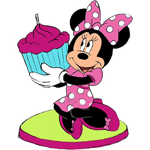 500x500 Minnie 1st Birthday Clipart