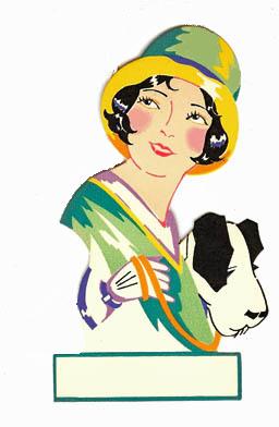 256x392 Bumble Button Free Clip Art Vintage Volland Art Deco 1920'S