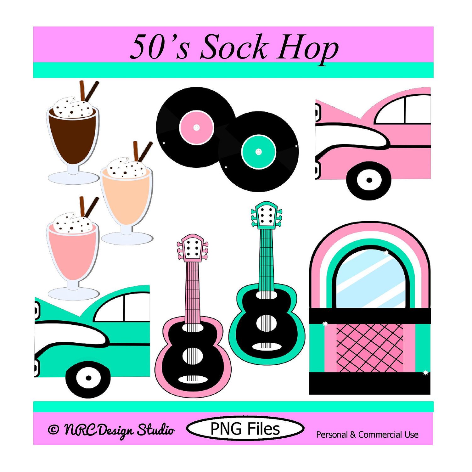 1500x1500 Clipart Fifties