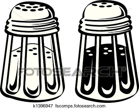 450x355 Clip Art Of Salt And Pepper Shaker Clip Art K1396947