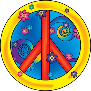 300x300 Peace Sign Clip Art Vector Clip Art Free Image