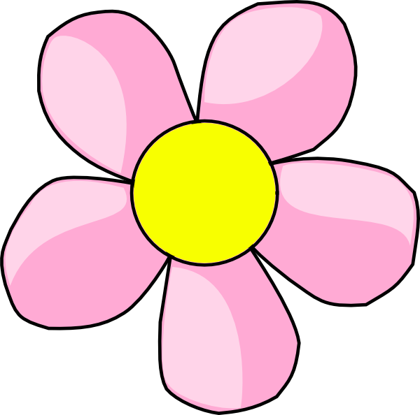 600x594 Pink Flower 10 Clip Art