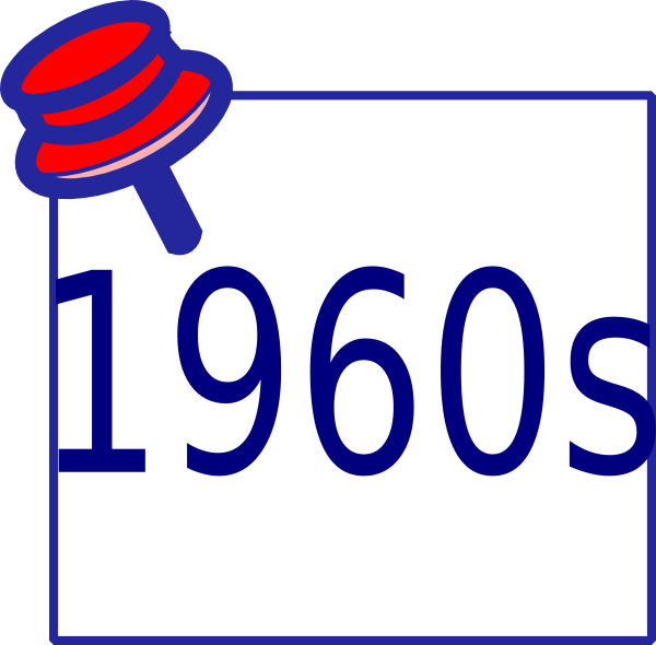 600x590 1960s Pin Clip Art