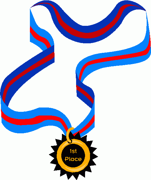 490x586 1st Place Medal Clipart