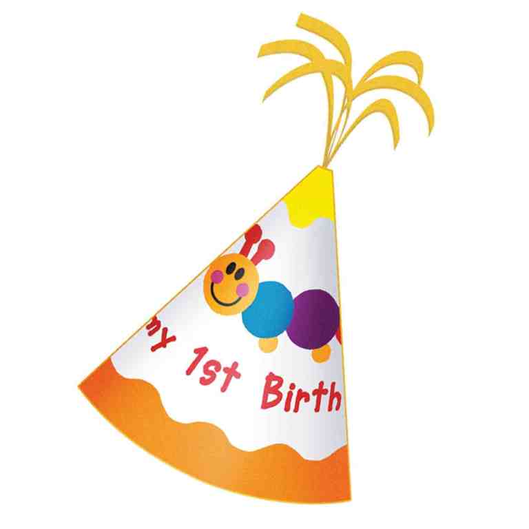 768x768 Child 1st Birthday Hat Clipart