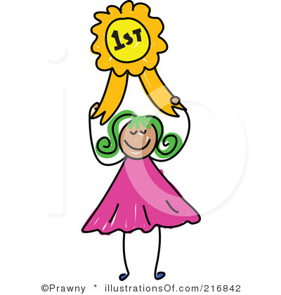 400x420 First Place Clipart