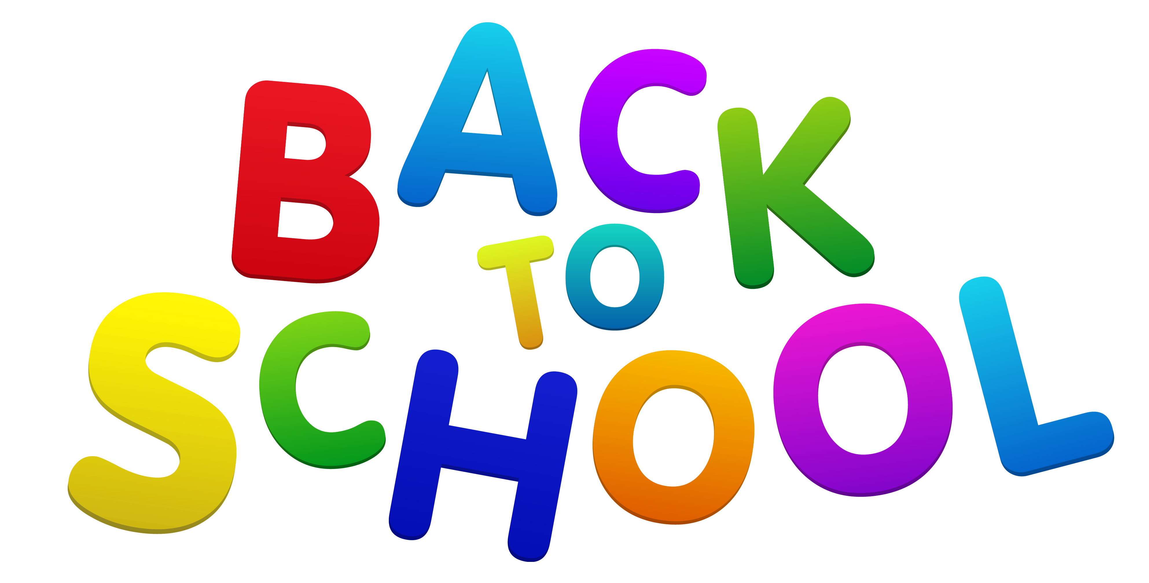 3971x2014 Back To School Clipart