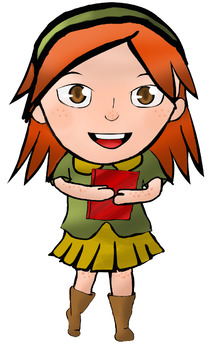 215x350 Anime School Girl Pack (6 School Girls Clip Art) By Wimmie's World