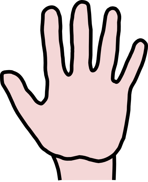 486x597 Free Hands Clip Art
