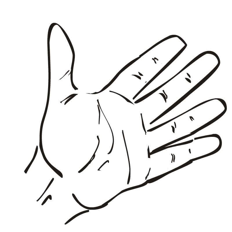 800x800 Hands Clip Art Hand Drawing Clipart Kid 2