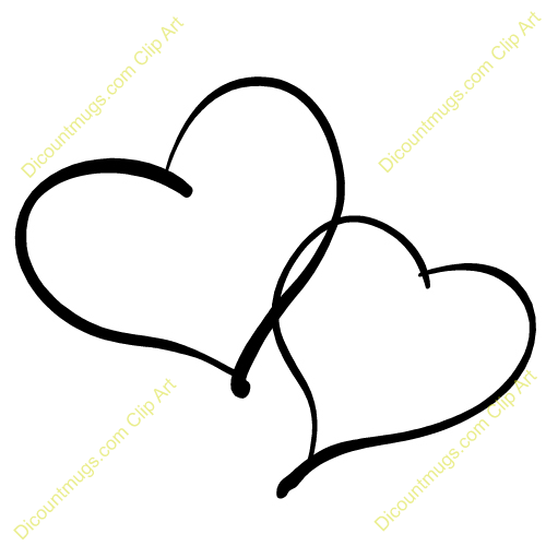 500x500 Heart Clipart Two Heart