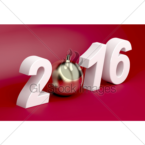 500x500 Happy New Year 2016 Gl Stock Images