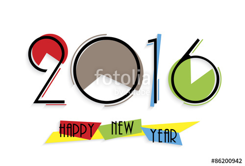 500x339 2016 Happy New Year Background For Your Greetings Card, Flyers