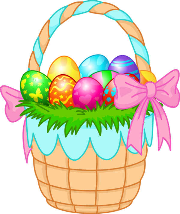 600x714 Printable] Easter Baskets, Coloring Pages, Drawings, Clip Art