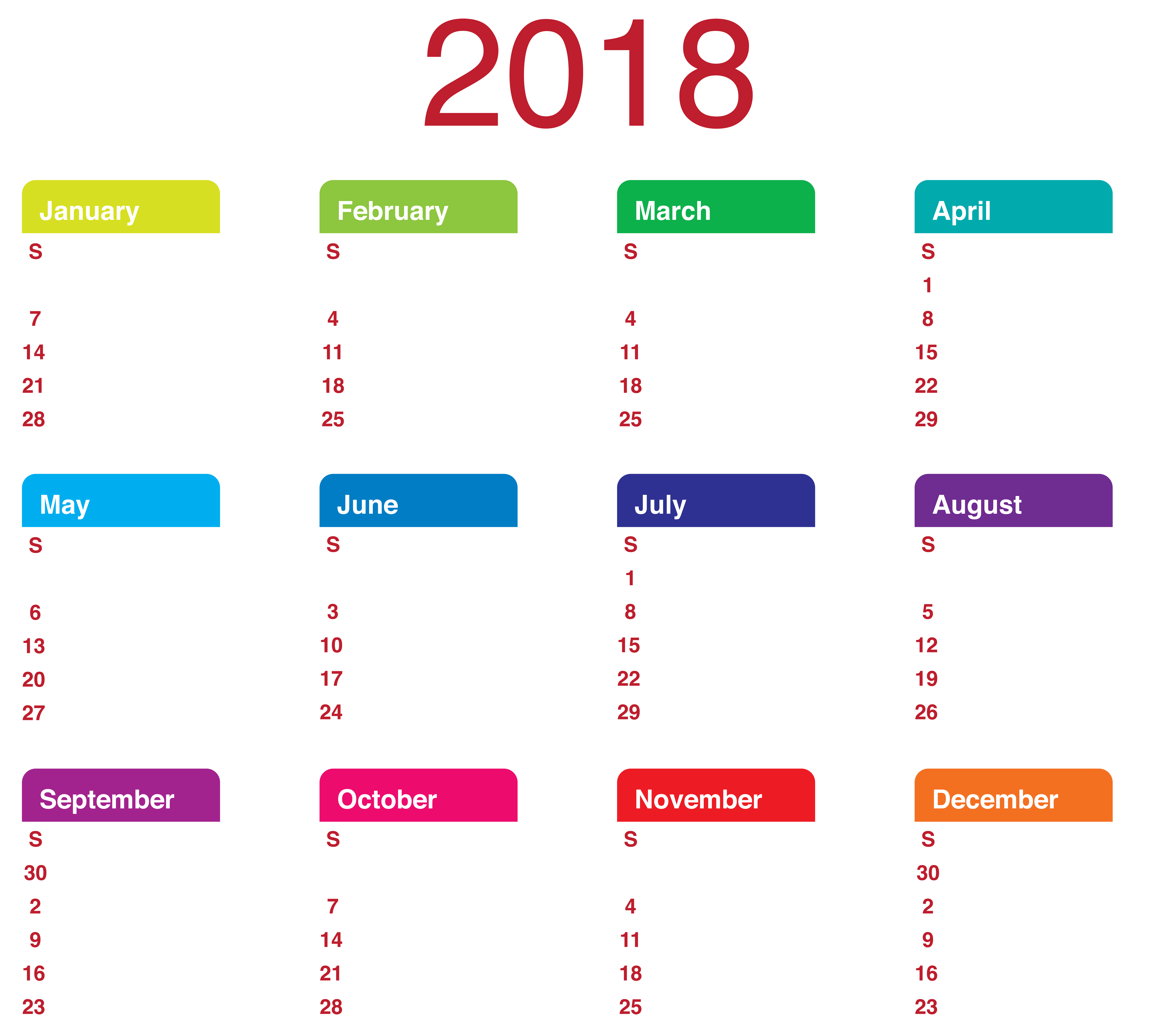 8000x7035 2018 Transparent Calendar Png Clipart Pictureu200b Gallery