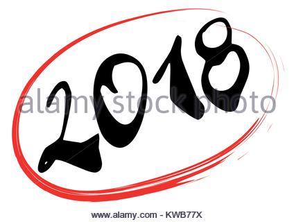 424x320 Calendar For 2018 Year Icon. Vector Illustration Stock Vector Art