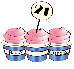 299x280 21st Birthday Pictures Clip Art