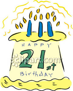 241x300 21st Birthday Cake