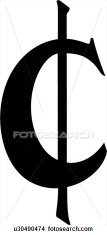 214x470 Cents Symbol Clipart 2037390