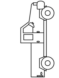 236x314 Free Printable Fire Truck With 2 Person Coloring Pages For Kids