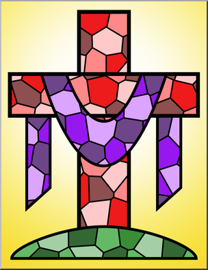 304x394 Clip Art Religious Cross 3 Color 1 I Abcteach