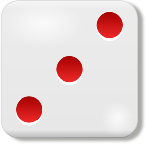 299x294 Dice 3 Clip Art
