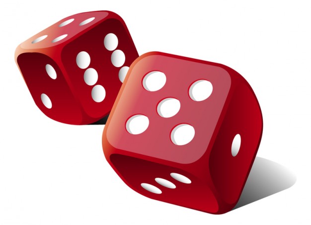626x453 Dice Clipart Red