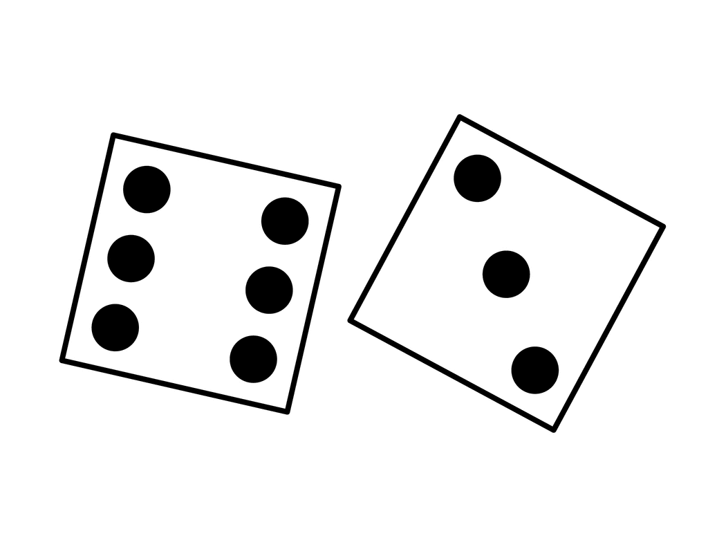 1024x791 3 Rolling Dice Clipart Panda