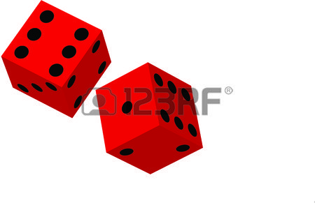 450x291 White Dices Royalty Free Cliparts, Vectors, And Stock Illustration