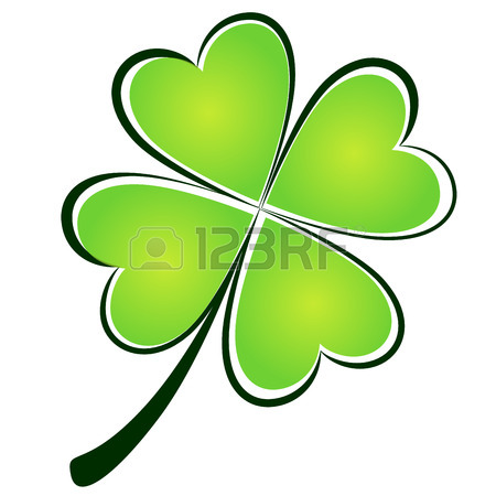 450x450 Four Leaf Clover Collection, St Patrick Royalty Free Cliparts