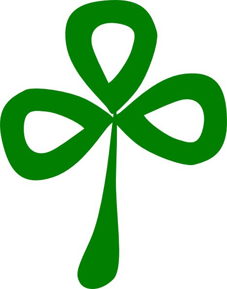468x597 Three Leaf Clover Clip Art