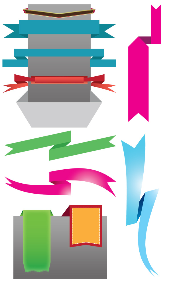 600x1000 3d Elements 101 Free Banners Amp Ribbons Media Militia