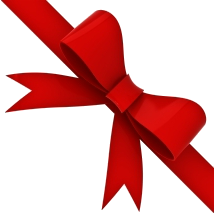 214x215 Red Ribbon Three Isolated Stock Photo By