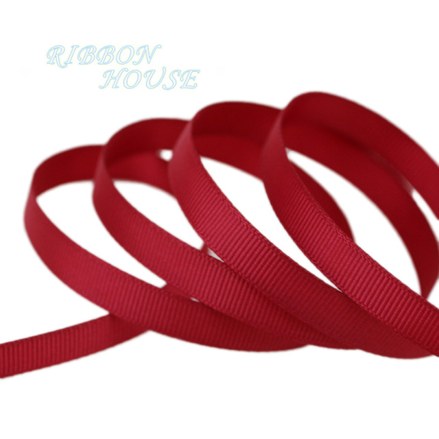 640x640 10 Metersroll) 38 10mm Wine Red Grosgrain Ribbon Wholesale Gift