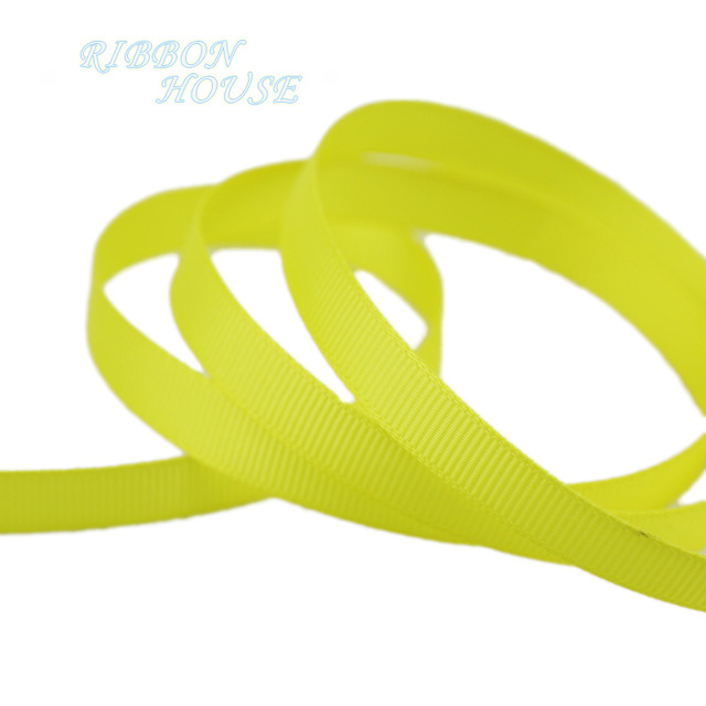 640x640 10 Metersroll) 38 10mm Yellow Grosgrain Ribbon Wholesale Gift