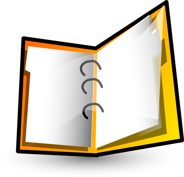 600x578 Three Ring Binder Clip Art