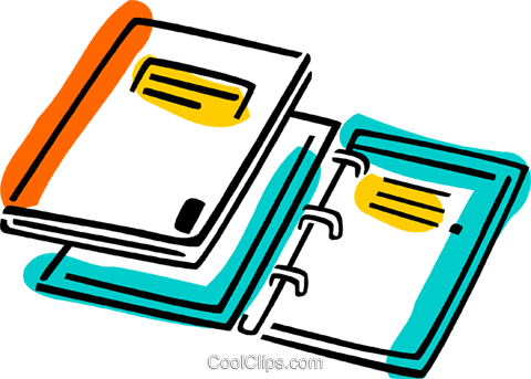480x343 3 Ring Binders Royalty Free Vector Clip Art Illustration Vc077424