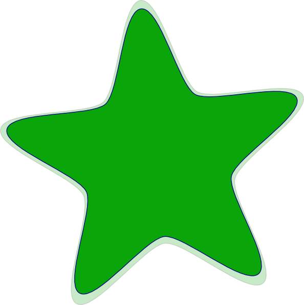 594x595 Green Star Clip Art Cliparts